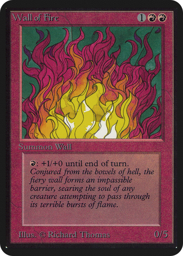 Wall of Fire (LEA-) - Limited Edition Alpha