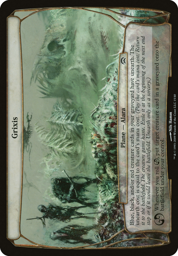 Grixis (Planechase) (OVER-015) - Planechase Planes