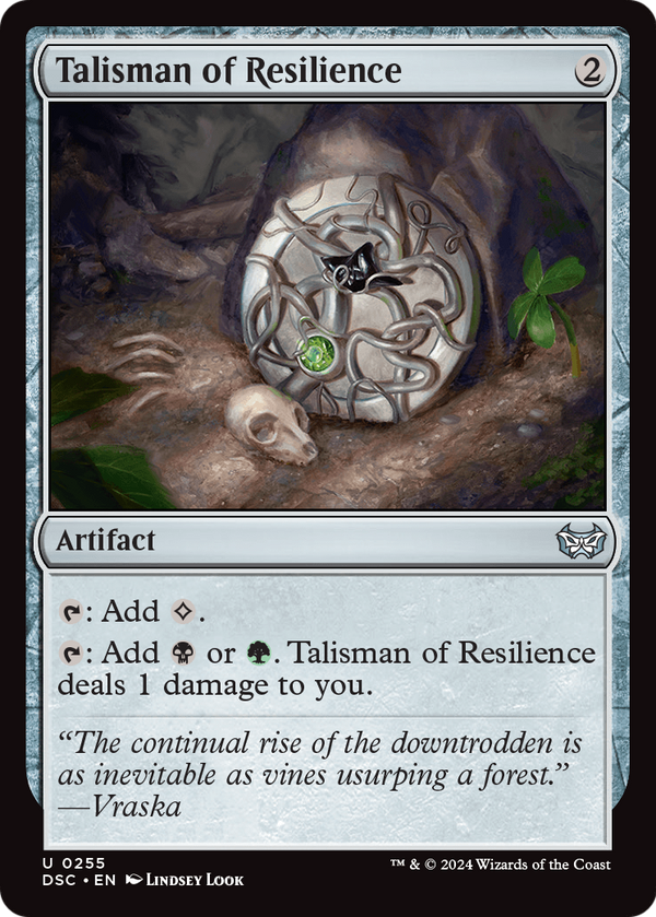 Talisman of Resilience (DSC-255) - Duskmourn: House of Horror Commander