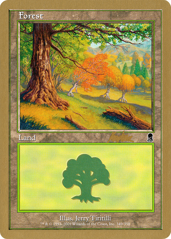 Forest (349) - 2002 Brian Kibler (ODY) (WCD-) - World Championship Decks 2002