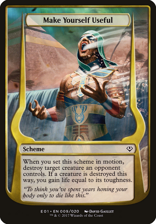 Make Yourself Useful (Archenemy: Nicol Bolas) (OVER-009) - Archenemy: Nicol Bolas Schemes