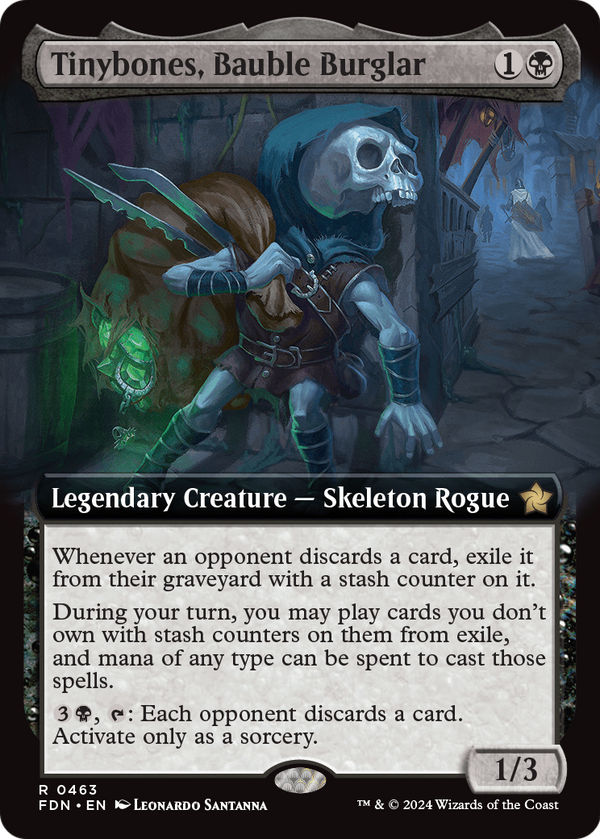 Tinybones, Bauble Burglar (Extended Art) (FDN-463) - Foundations: (Extended Art) Foil
