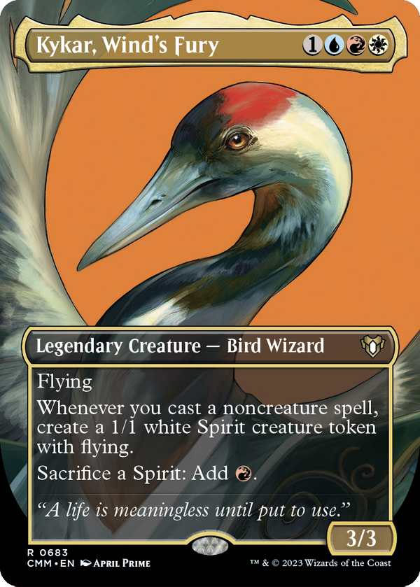 Kykar, Wind's Fury (Borderless) (CMM-683) - Commander Masters