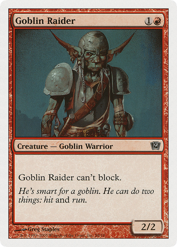 Goblin Raider (9ED-0S8) - 9th Edition