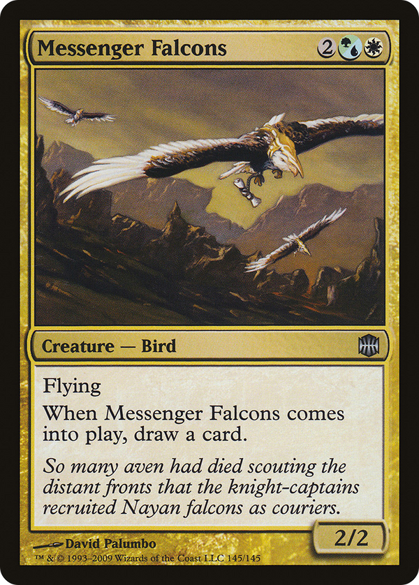 Messenger Falcons (ARB-145) - Alara Reborn Foil