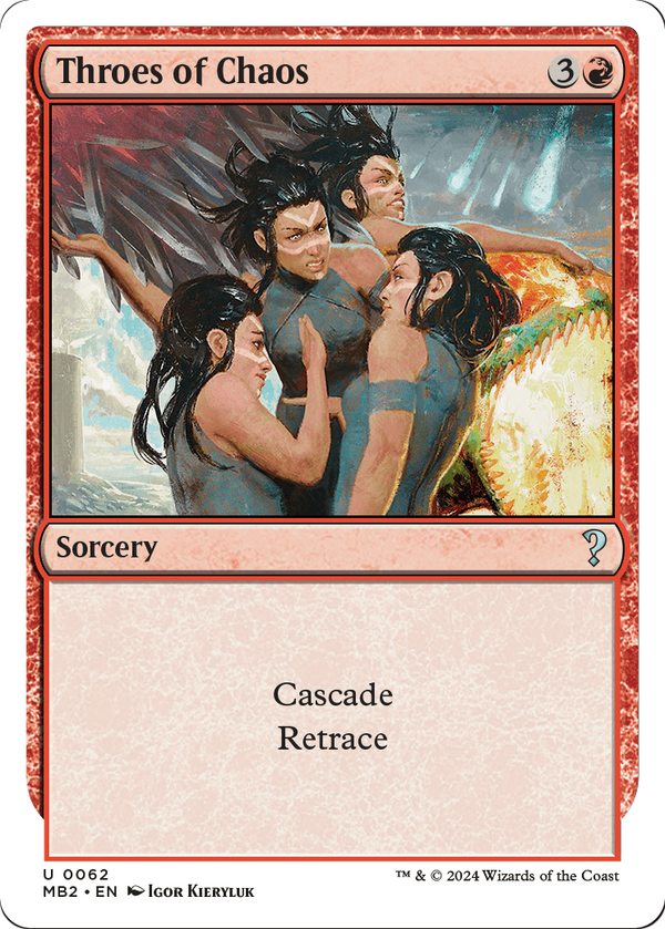Throes of Chaos (White Border) (MB2-062) - Mystery Booster 2