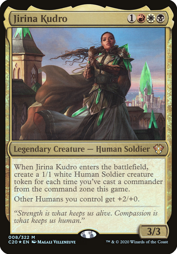 Jirina Kudro (Commander 2020) (OVER-008) - Commander 2020 Oversized Foil