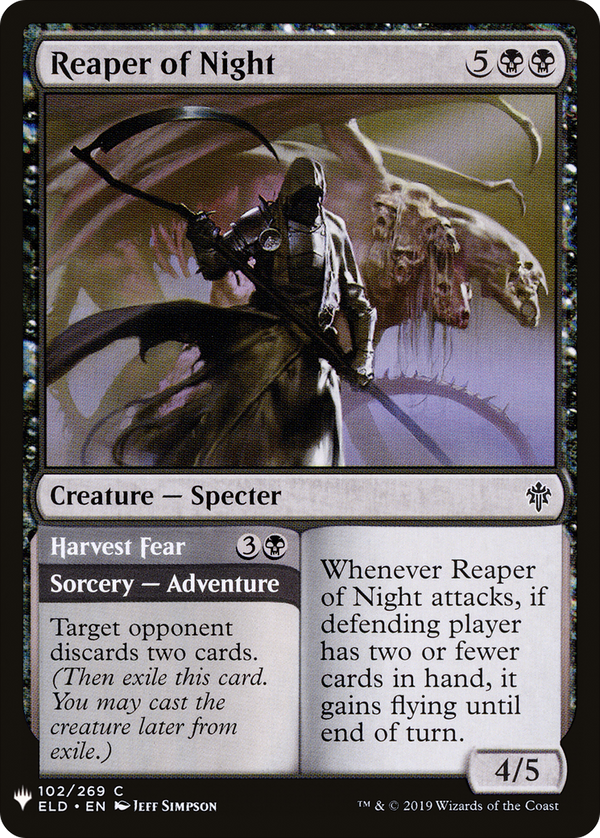 Reaper of Night (LIST-ELD-102) - The List
