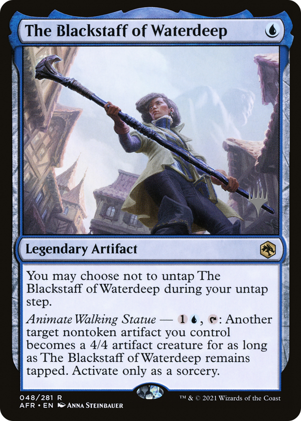 The Blackstaff of Waterdeep (PPAFR-048) - Adventures in the Forgotten Realms Promos