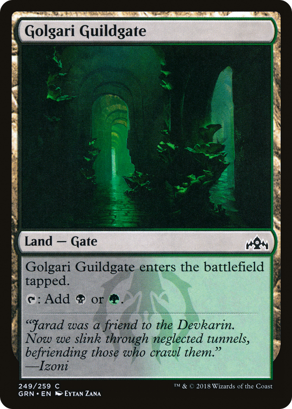 Golgari Guildgate (249) (GRN-249) - Guilds of Ravnica Foil