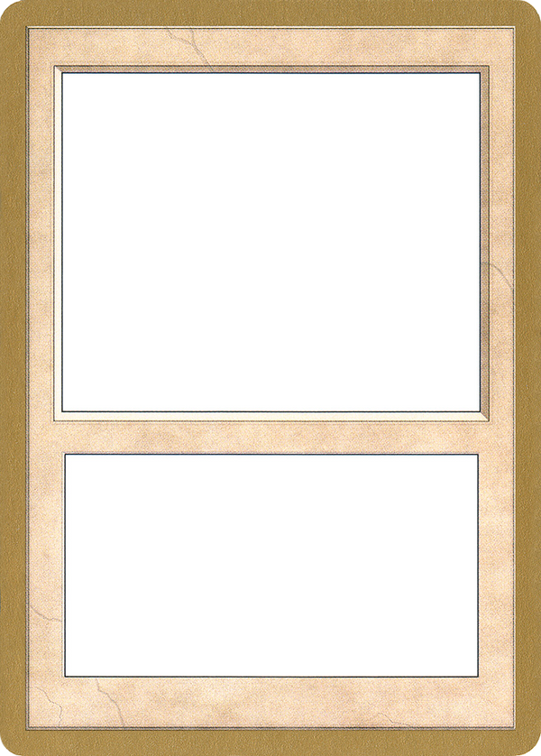 Blank Card (WCD-000) - World Championship Decks 2002