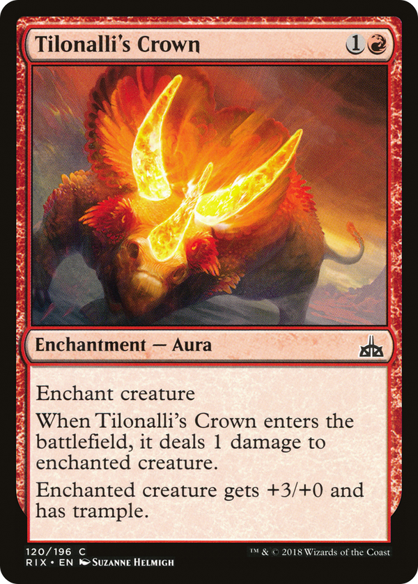 Tilonalli's Crown (RIX-120) - Rivals of Ixalan
