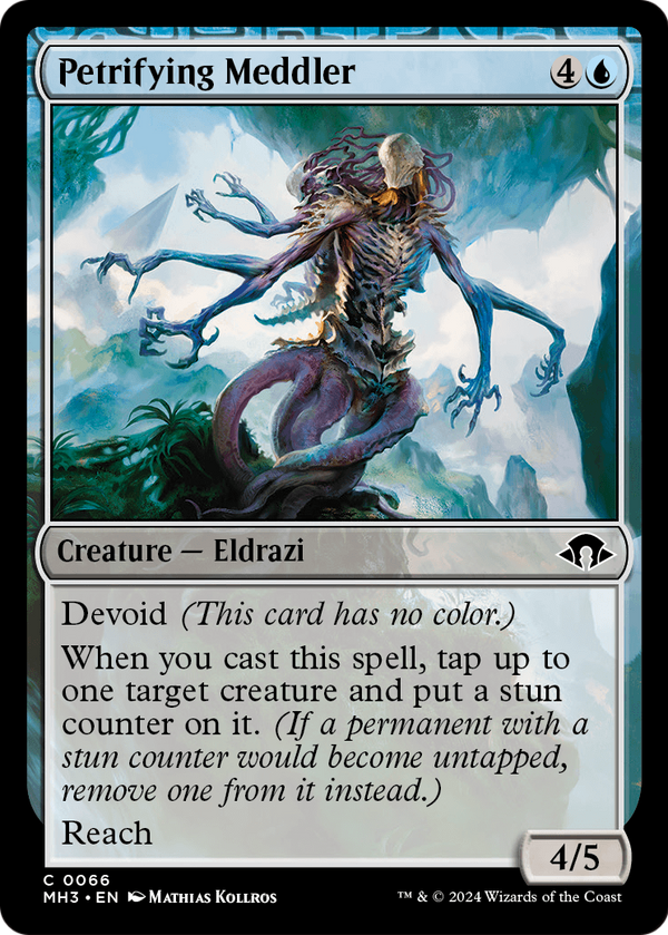 Petrifying Meddler (MH3-066) - Modern Horizons 3: (devoid) Foil