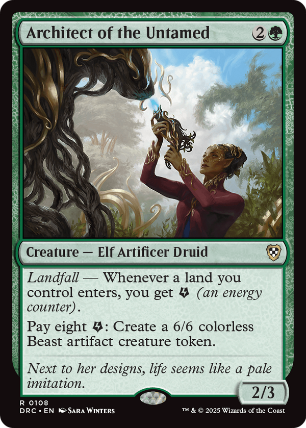 Architect of the Untamed (DRC-108) - Commander: Aetherdrift