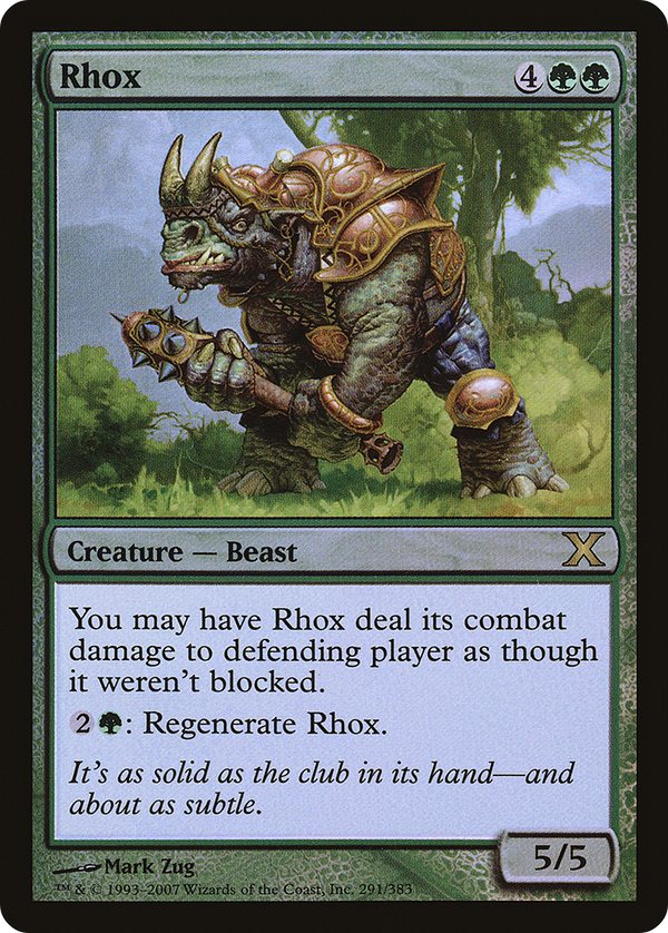 Rhox (10E-291★) - Tenth Edition Foil