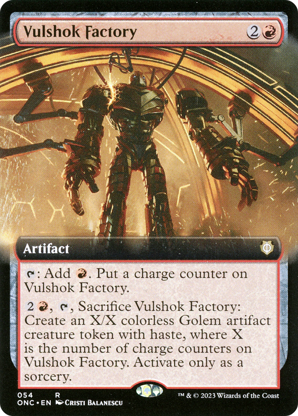 Vulshok Factory (Extended Art) (ONC-054) - Phyrexia: All Will Be One Commander: (Extended Art)