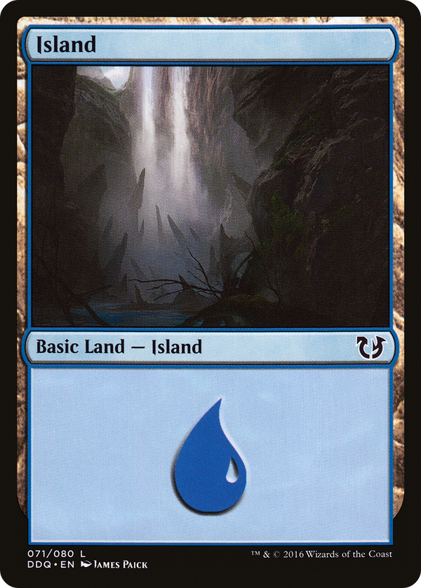 Island (071) (DDQ-071) - Duel Decks: Blessed vs. Cursed