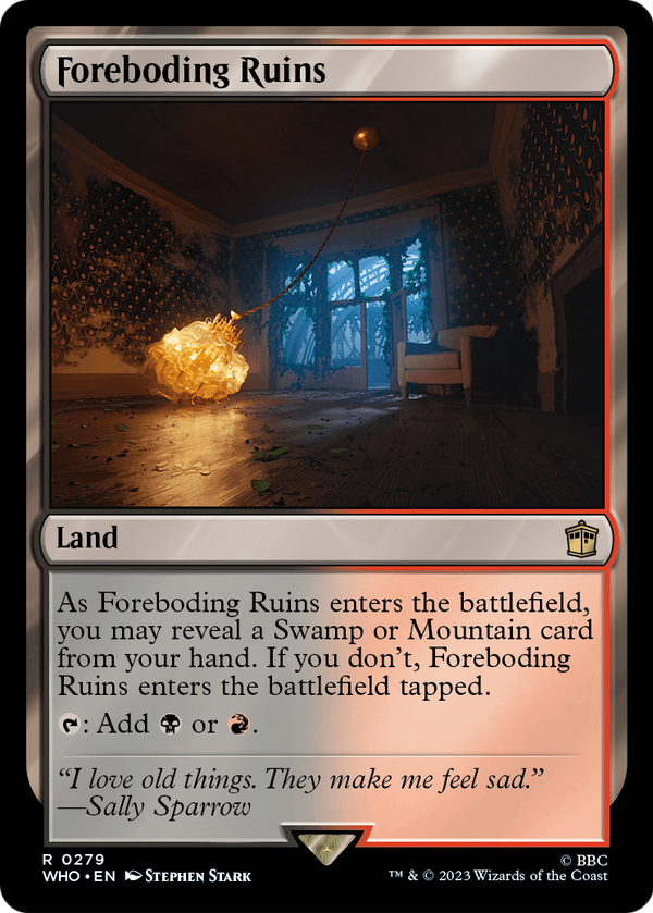 Foreboding Ruins (WHO-279) - Doctor Who Foil