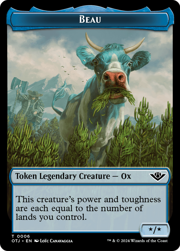 Beau (TOTJ-006) - Outlaws of Thunder Junction Tokens