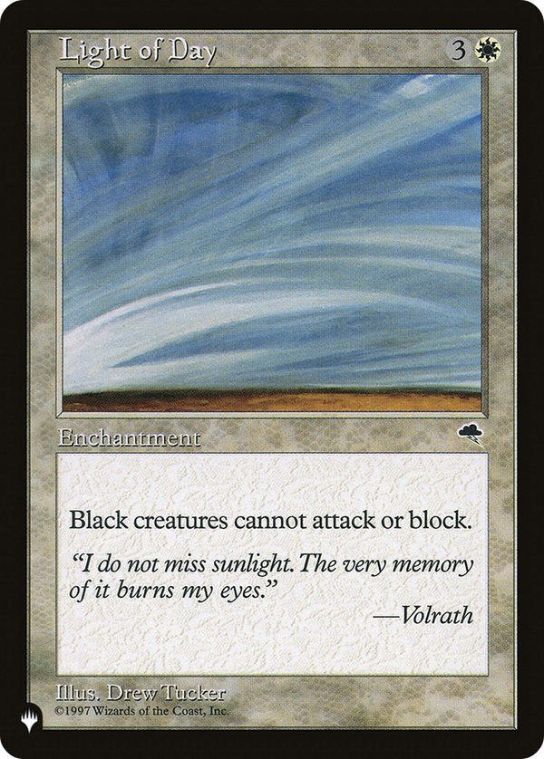 Light of Day (LIST-TMP-27) - The List