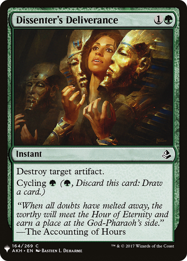 Dissenter's Deliverance (LIST-AKH-164) - The List