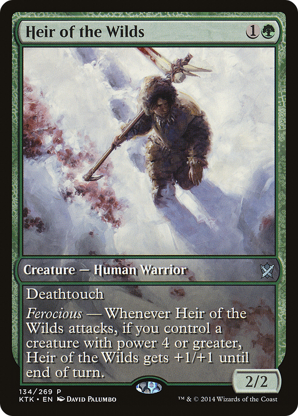 Heir of the Wilds (GAME-134) - Khans of Tarkir Promos