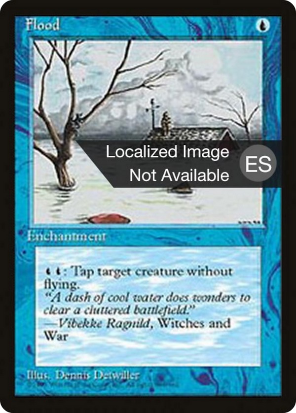 Flood (4BB-) - Fourth Edition Foreign Black Border