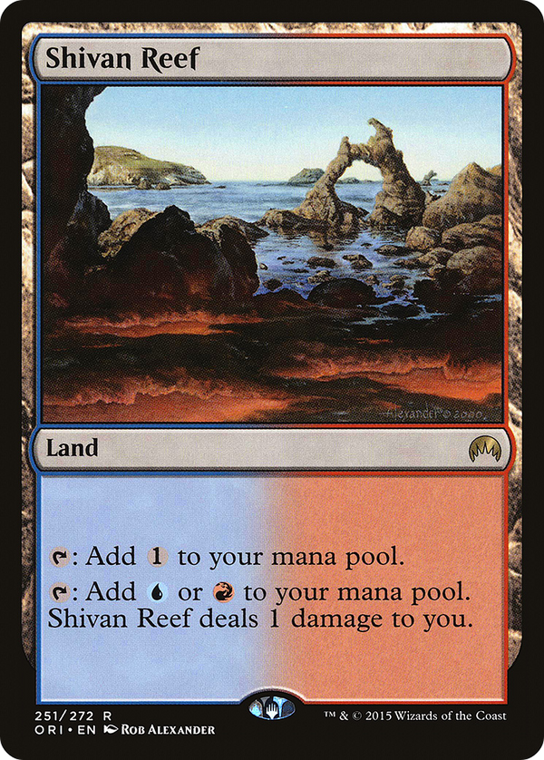 Shivan Reef (ORI-251) - Magic Origins Foil