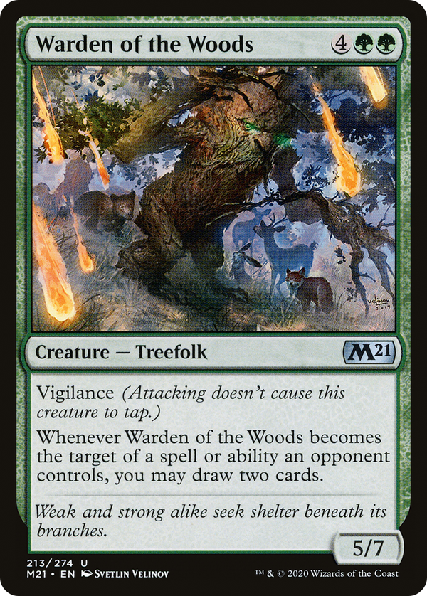 Warden of the Woods (M21-213) - Core Set 2021 Foil