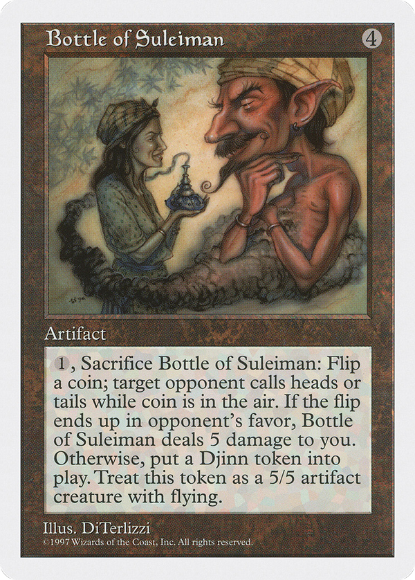 Bottle of Suleiman (5ED-) - Fifth Edition