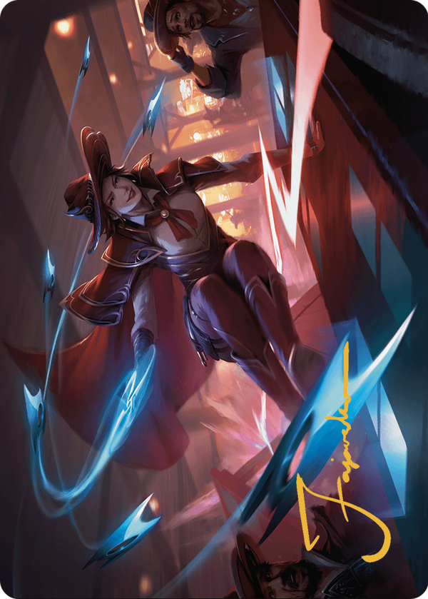 Slick Sequence // Slick Sequence (AOTJ-033) - Outlaws of Thunder Junction Art Series (Borderless) Foil