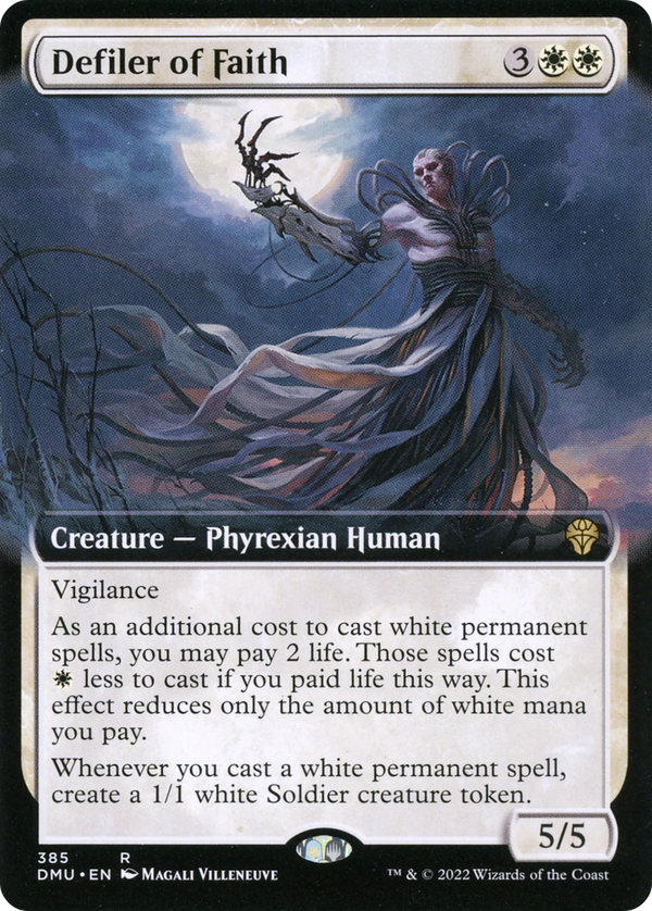 Defiler of Faith (Extended Art) (DMU-385) - Dominaria United: (Extended Art) Foil