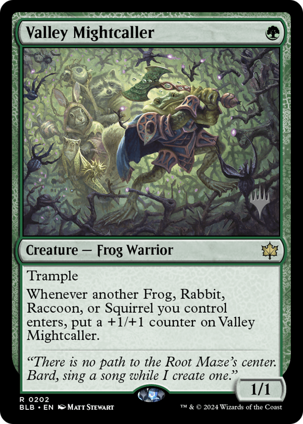 Valley Mightcaller (PPBLB-202) - Bloomburrow Promos