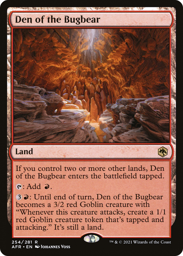 Den of the Bugbear (AFR-254) - Adventures in the Forgotten Realms Foil