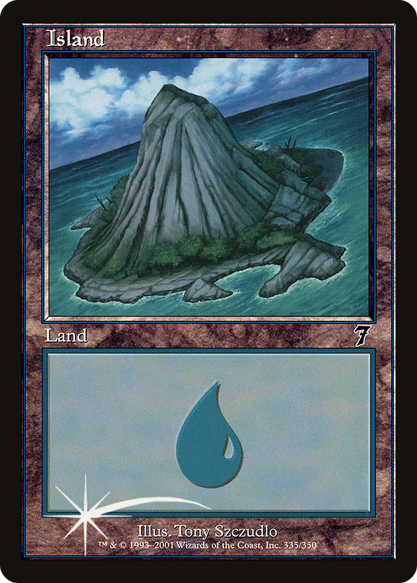 Island (7ED-335★) - 7th Edition