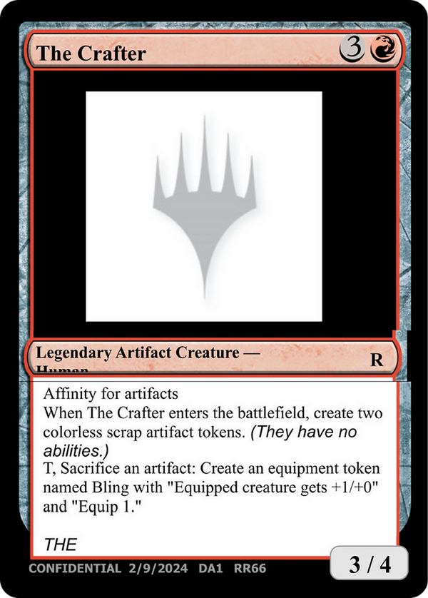 The Crafter (UNK-RR66) - Unknown Event