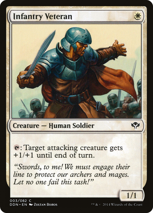 Infantry Veteran (DDN-003) - Duel Decks: Speed vs. Cunning