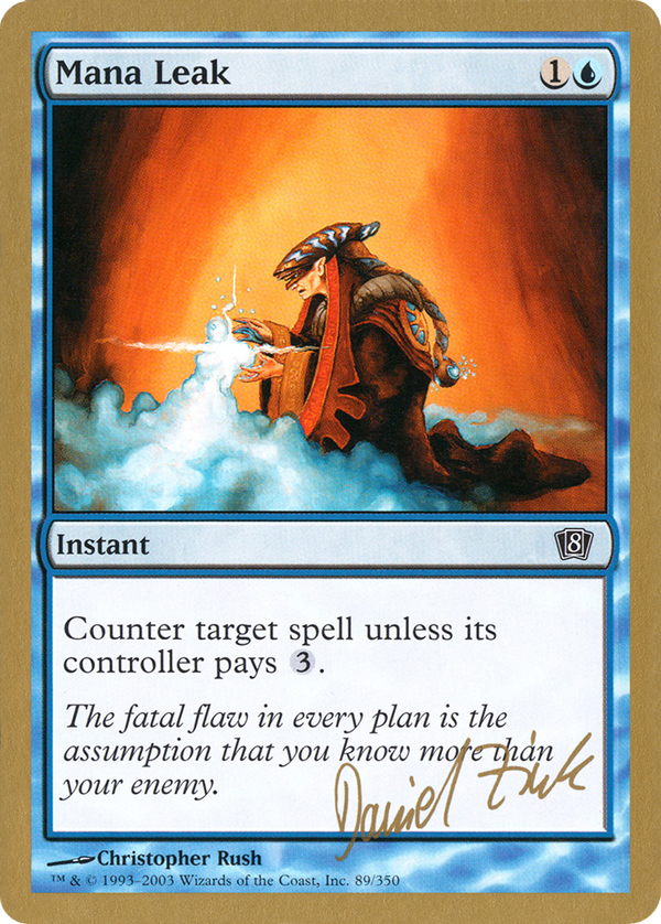 Mana Leak (WCD-DZ89) - World Championship Decks 2003