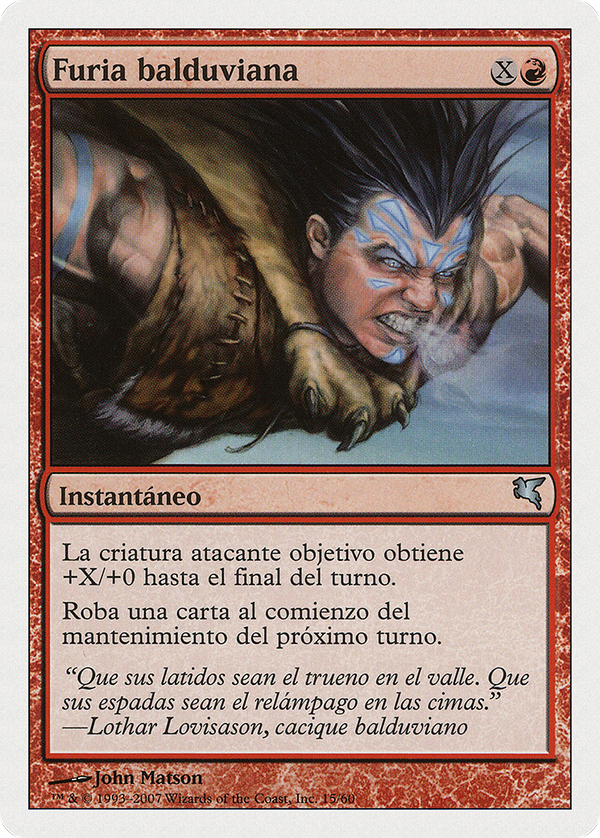 Balduvian Rage (Spanish) - "Furia balduviana" (I15) (PSAL-I15) - Salvat 2005