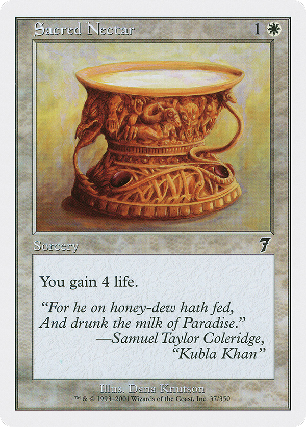 Sacred Nectar (7ED-037) - 7th Edition