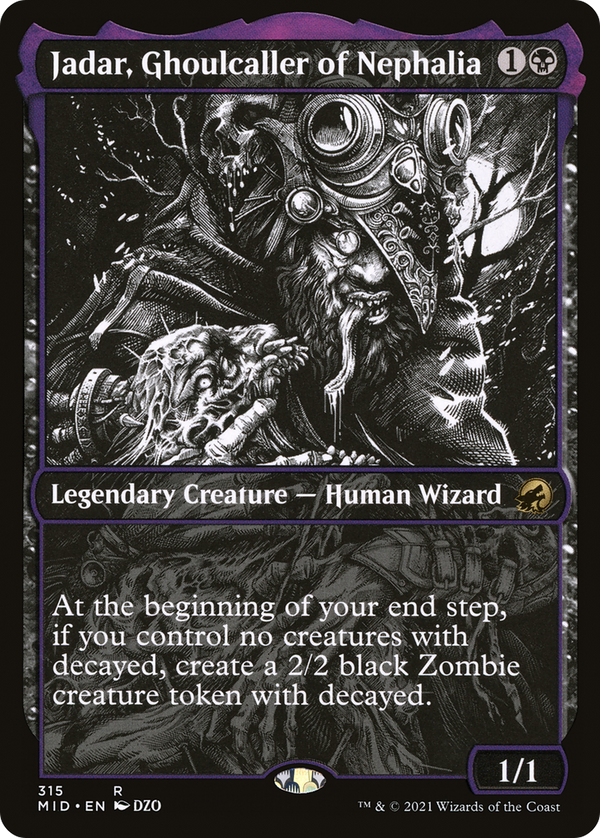 Jadar, Ghoulcaller of Nephalia (Showcase) (MID-315) - Innistrad: Midnight Hunt: (Showcase) Foil