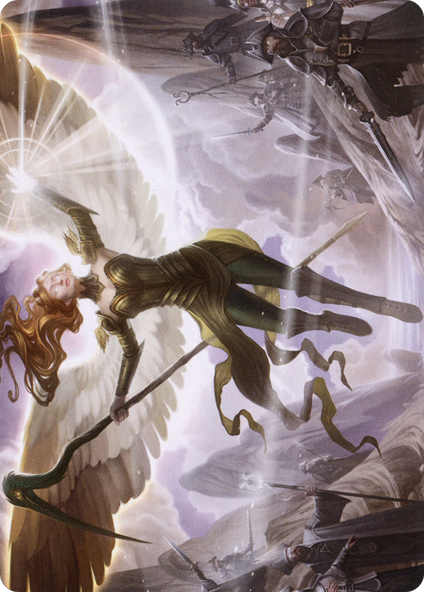 Sigarda's Splendor // Sigarda's Splendor (AMID-019) - Midnight Hunt Art Series (Borderless) Foil
