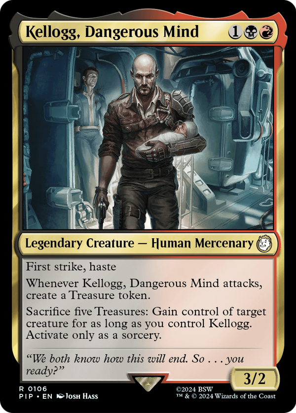 Kellogg, Dangerous Mind (PIP-106) - Fallout Foil