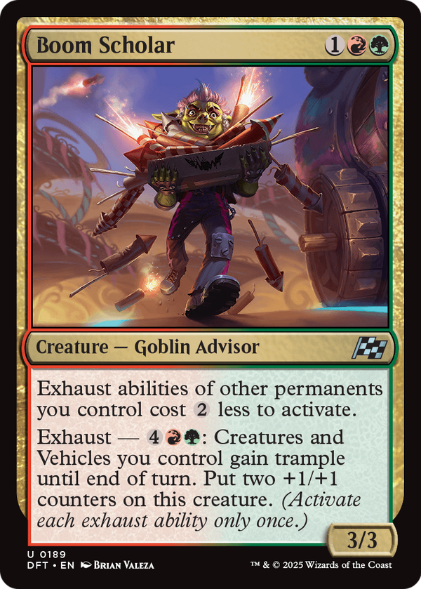 Boom Scholar (DFT-189) - Aetherdrift Foil