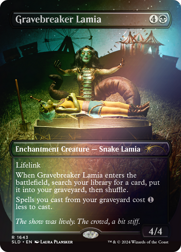 Gravebreaker Lamia (Rainbow Foil) (SLD-1643★) - Secret Lair Drop Foil