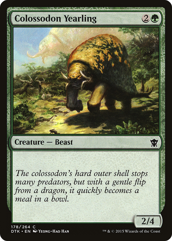 Colossodon Yearling (DTK-178) - Dragons of Tarkir Foil