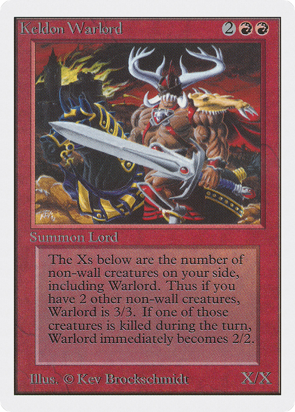 Keldon Warlord (2ED-) - Unlimited Edition