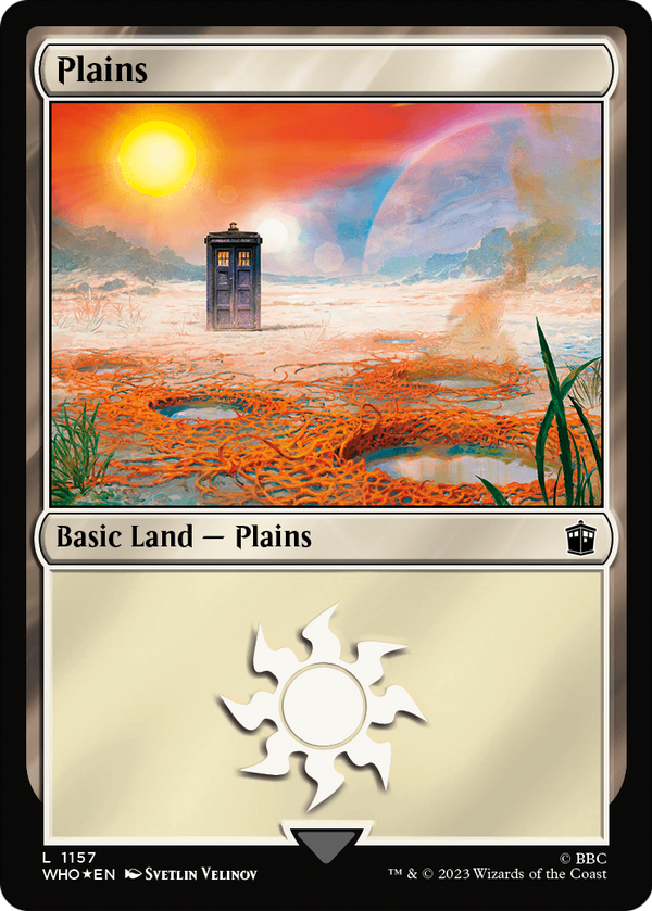 Plains (1157) (Surge Foil) (WHO-1157) - Doctor Who Foil
