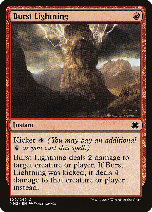 Burst Lightning (MM2-109) - Modern Masters 2015 Foil