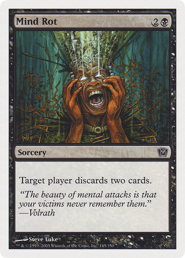 Mind Rot (9ED-145) - 9th Edition Foil